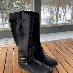 Timberland Tall Black Boots - Worn Once!